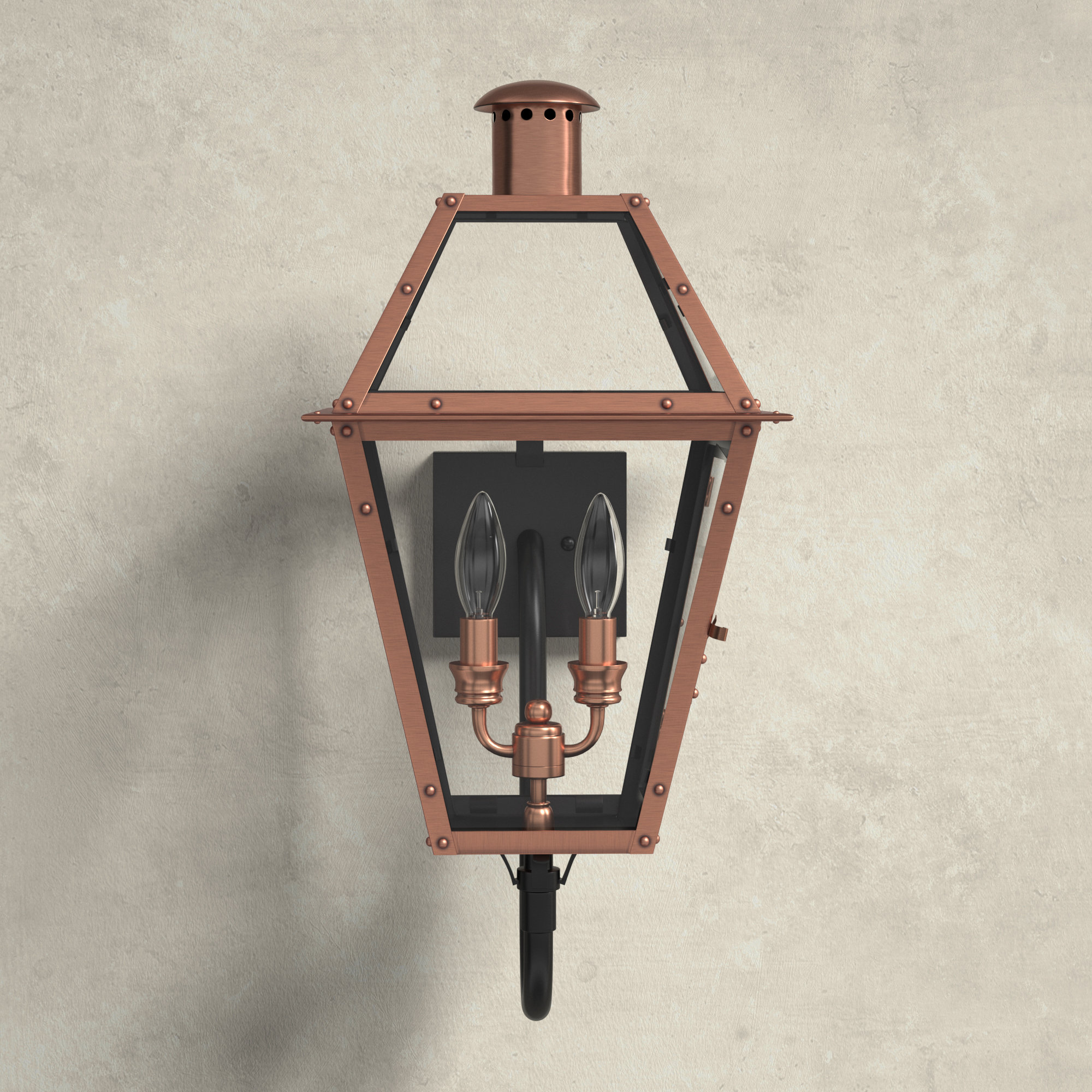 NC 21- hanging light, copper lanterns, gas and electric lighting