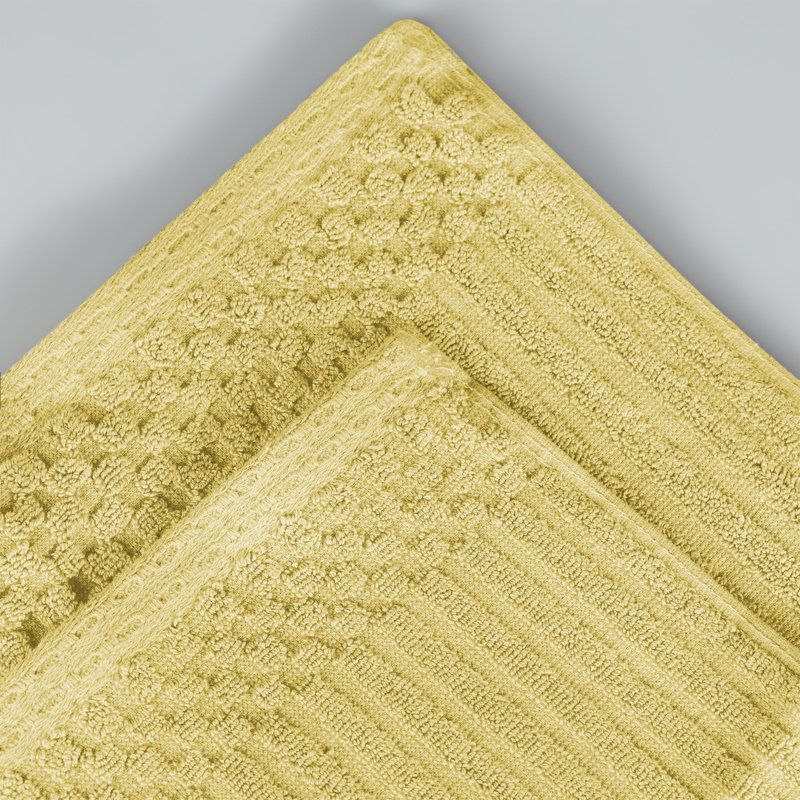 Ensemble de serviettes de bain Kaelea Soho, Or jaune, Ensemble de serviettes 3 pièces