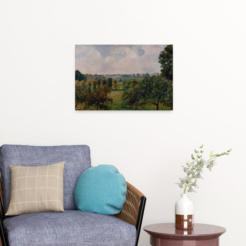 After The Rain, Autumn, Eragny, 1901 Impressionist Abstract Contemporary Autumn Landscape Wall Art Print