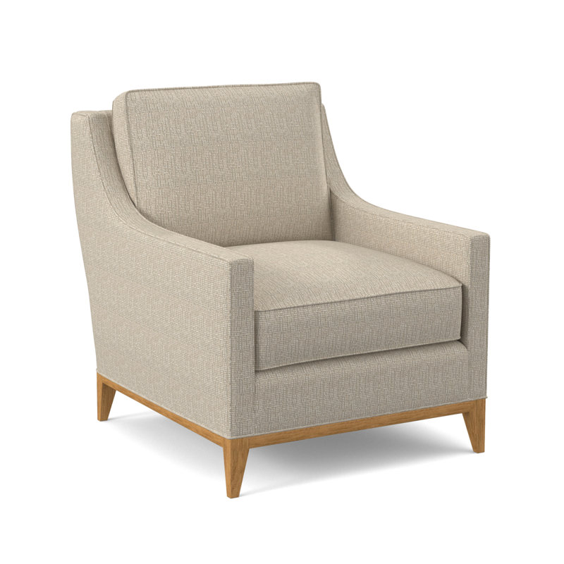 Sonoma Sunbrella® Boucle Armchair, Stepping Stones Ivory Viscose, Amber