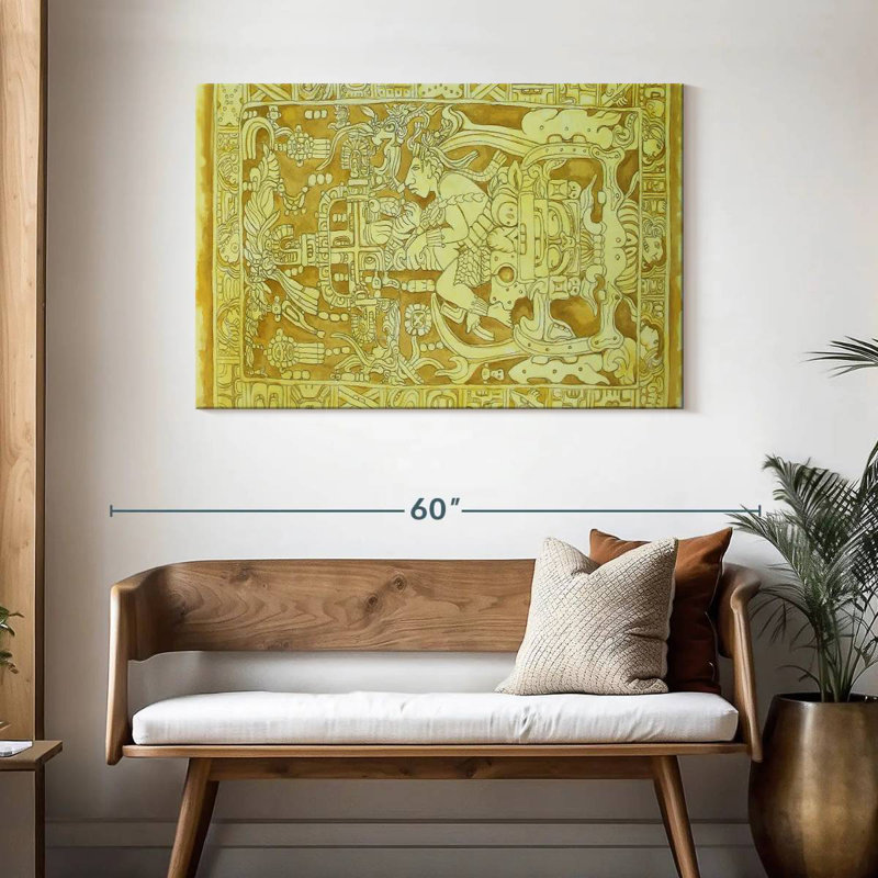 Adella Ancient Astronaut, 30" H x 45" W