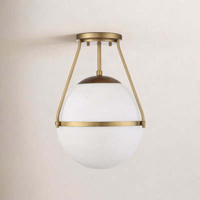 Amirah Single Light Semi Flush Mount