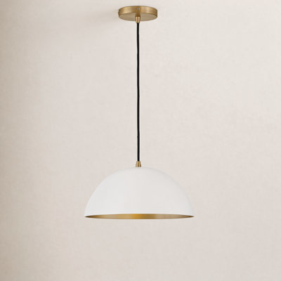 Carsley 1 - Light Lacquered Brass Pendant
