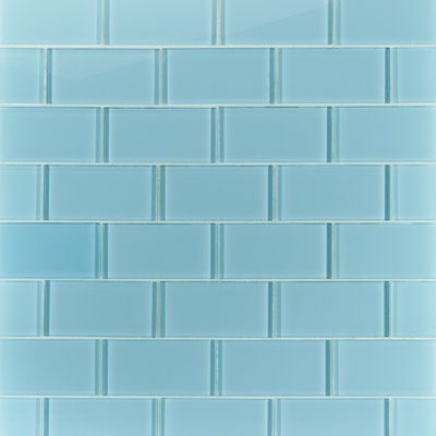 Carrelage style métro en verre 3 "x 6" Contempo
