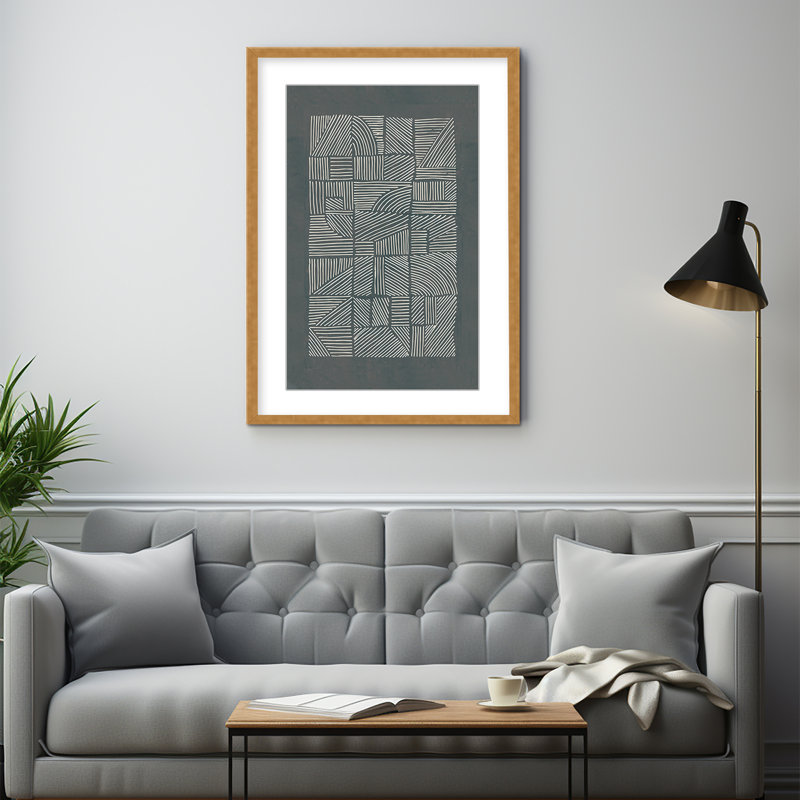 Abstract Irregular Pattern, 30" H x 24" W