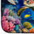 Turtle and Reefs Dish Drying Mat