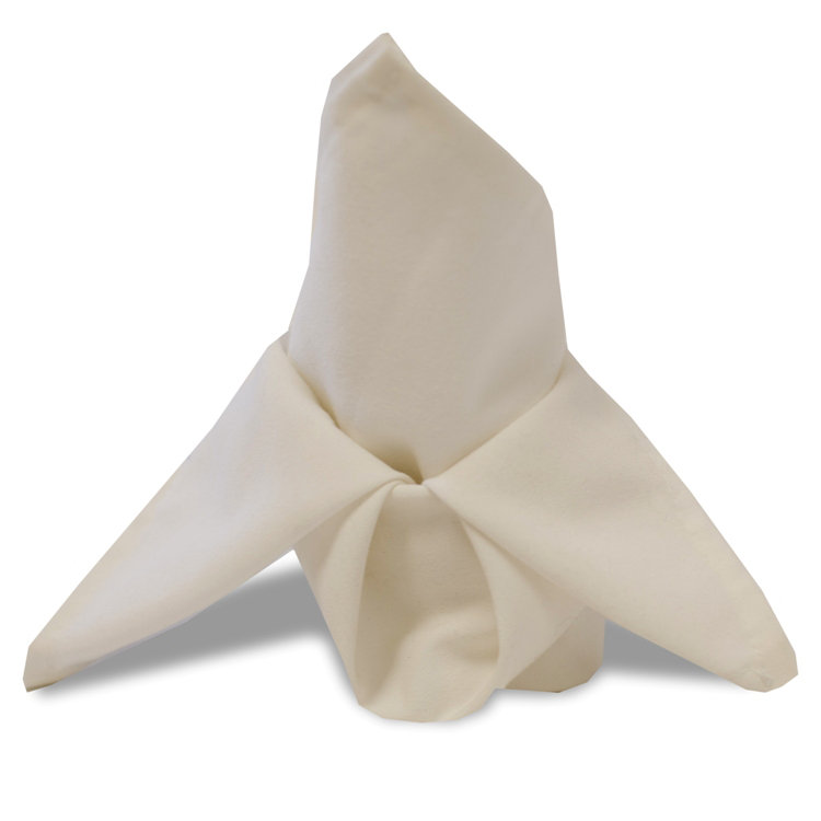 Serviette de table, Oui, Blanc