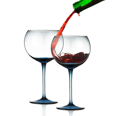 Andrejka 18.7oz. Handmade Red Wine Glass Set