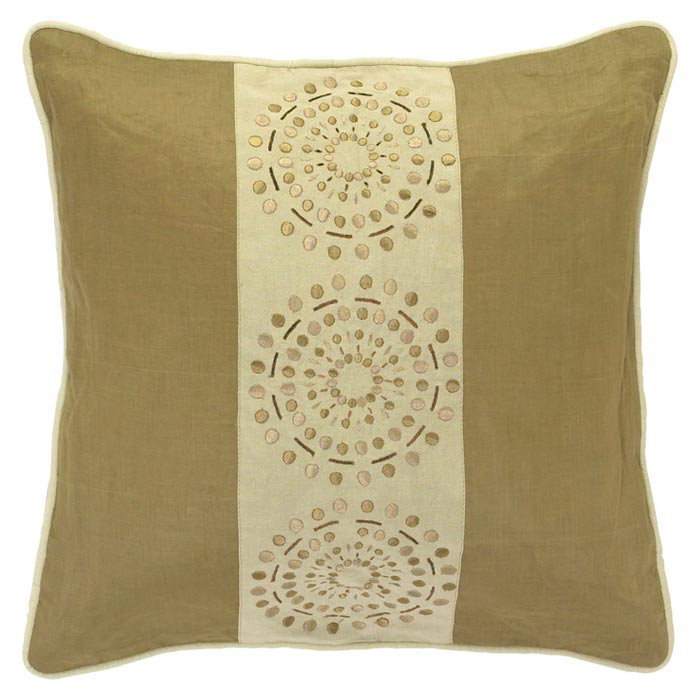  Cotton Geometric 18" Pillow Cover, Down