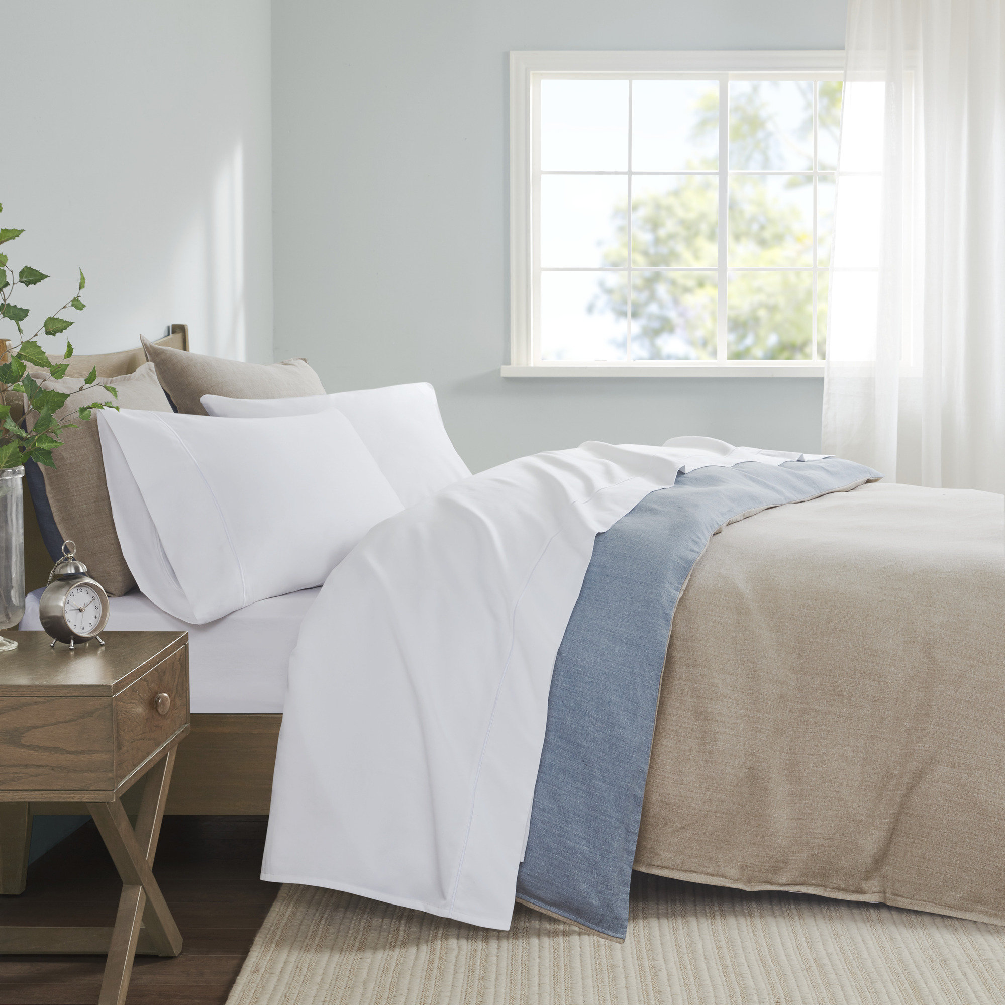 Madison Park 600 Thread Count Pima Cotton Sheet Set & Reviews | Wayfair