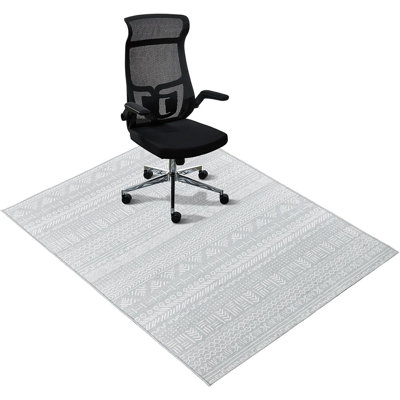 Tapis de chaise de bureau, grands tapis de 48 po x 60 po, chaise de bureau antidérapante ...