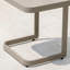 Ensemble de chaises longues d'extérieur en alliage d'aluminium avec table Quentisha