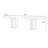 Gray Rectangular Solid Wood Dining Table-595639370
