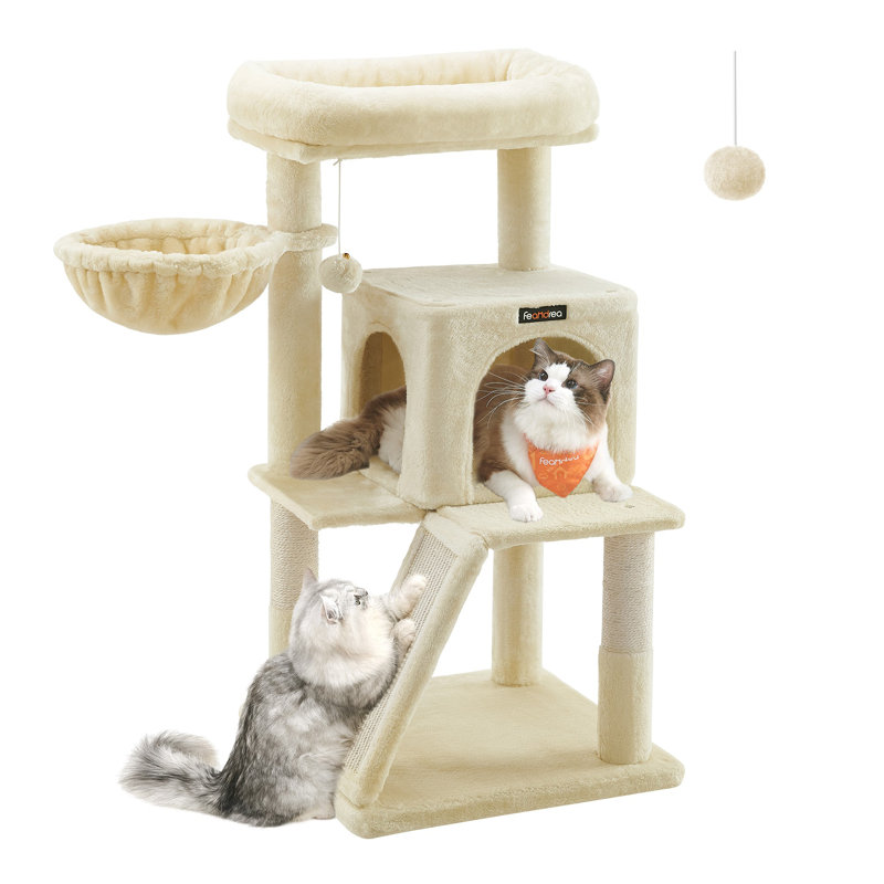 37.8" Camden Cat Tree, Beige