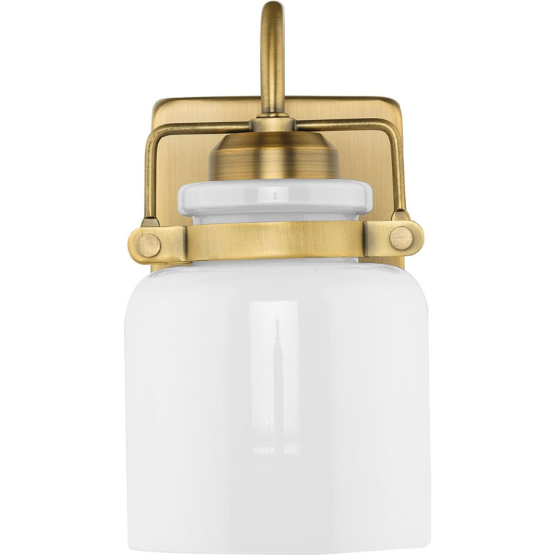Vanduser Dimmable Bath Sconce, Vintage Brass