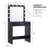 Leeandrew Vanity Desk with Drawers, Cabinet, Stool & Charging Ports-120842923