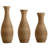 Eibhinn 3 Piece Set Retro Handmade Rattan Floor Vase, Tall Large Flower Vase, Multicolor Finish-639656860