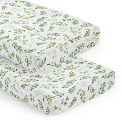 Botanical Fitted Crib Sheets Set by Sweet Jojo Designs