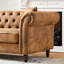 Canapé brun 83 po Mid Century-1876005089
