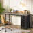 47 inches Vanity Desk with 5 Drawers-1609181247