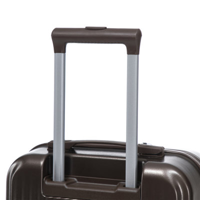 14 "/ 20" 2 pièces / ensemble dans un bagage à roulettes en ABS, avec serrure à combinaison et ouverture avant, étui à cosmétiques 14 "