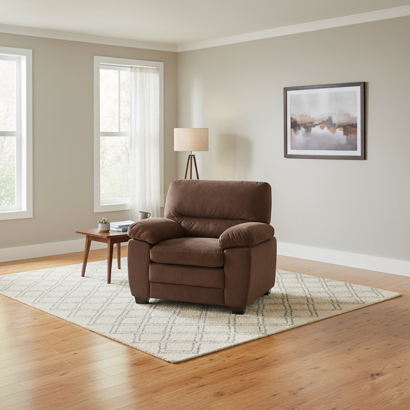 Abreona Upholstered Armchair, Brown