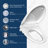 Discovery DLS Elongated Smart Bidet Toilet Seat, Heated Seat, Warm Water and Air Dryer + 2 Towels