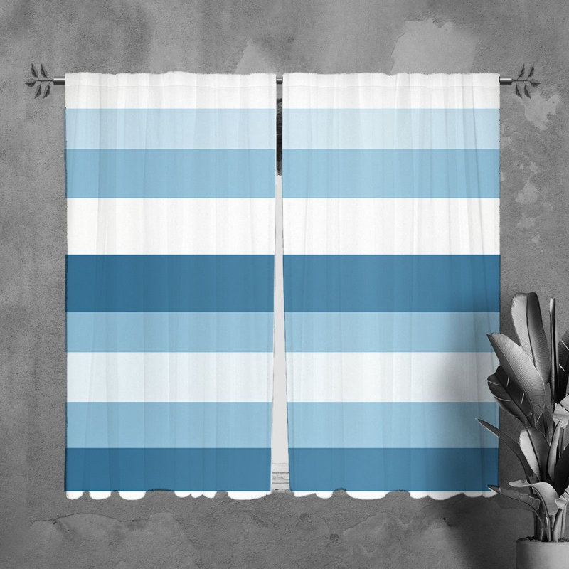 Paire de rideaux obscurcissant en polyester Yesse, Largeur (40 po) x longueur (82 po)