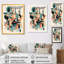 «Green Peach Elegance VI», art mural sur toile minimalisme-266814364-266814338