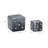 Stone and Metal Decorative Dice Set - Elegant Marble and Steel Gaming Decor, Modern and Transitional Accent, Stylish Display Set of 2-1402132680