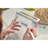 iDesign Extra Large Airtight Canister with Peel 'N Place Erasable Label - Ideal for Kitchen Countertop or Pantry Storage