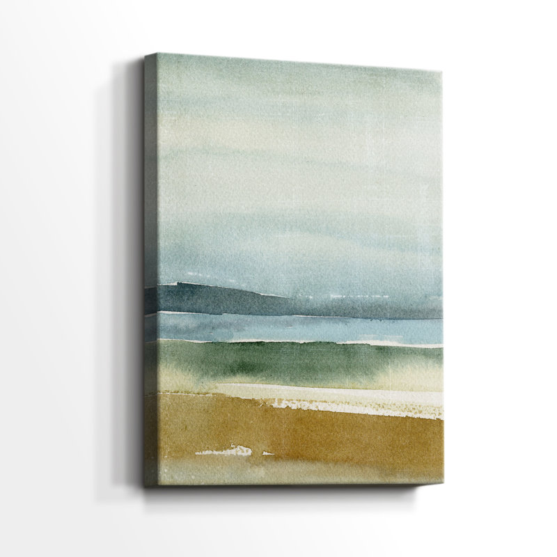 Perspectives ocre II - impression sur toile seulement - non encadrée, H 48 po x l 32 po