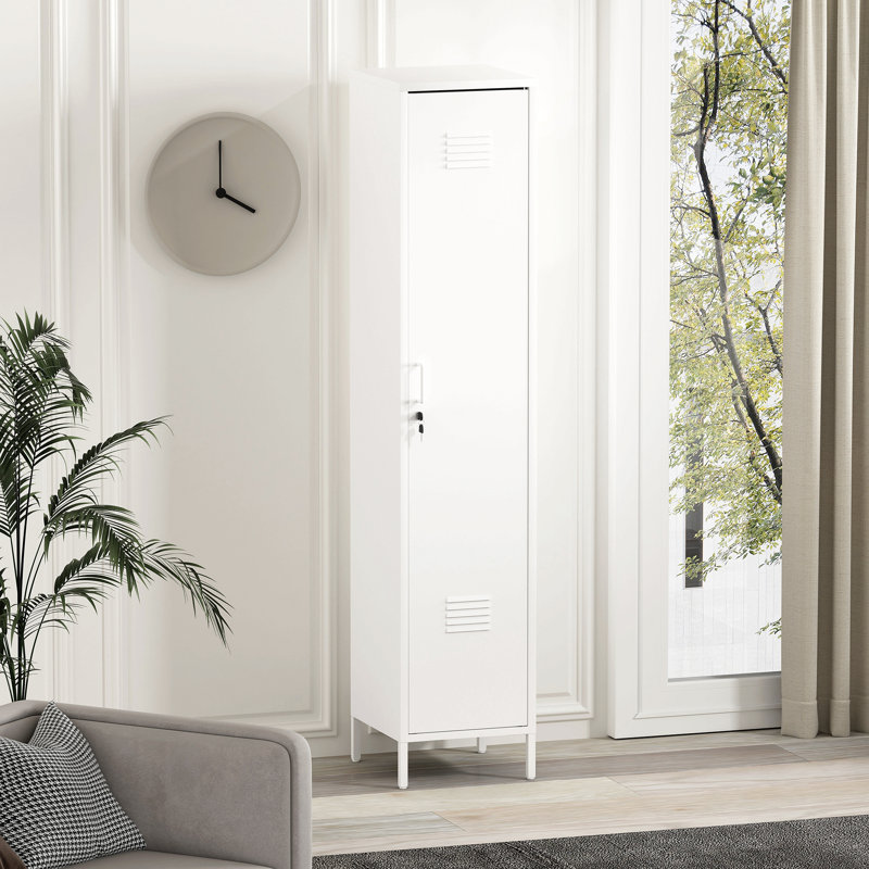 Armoire de rangement pour bureau personnel, Blanc