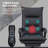 Vibration Massage Office Chair with Heat, Footrest, Adjustable Height, Armrest, High Back, Microfiber Comfy Computer Chair, Gray-1724891882