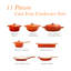 14 - Piece Cast Iron Cookware Set-430586334