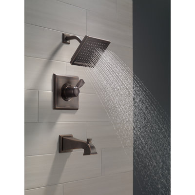 Robinet de baignoire et douche à pression équilibrée avec moniteur Dryden ™