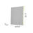 Modern 1 Light LED Square Wall Sconce