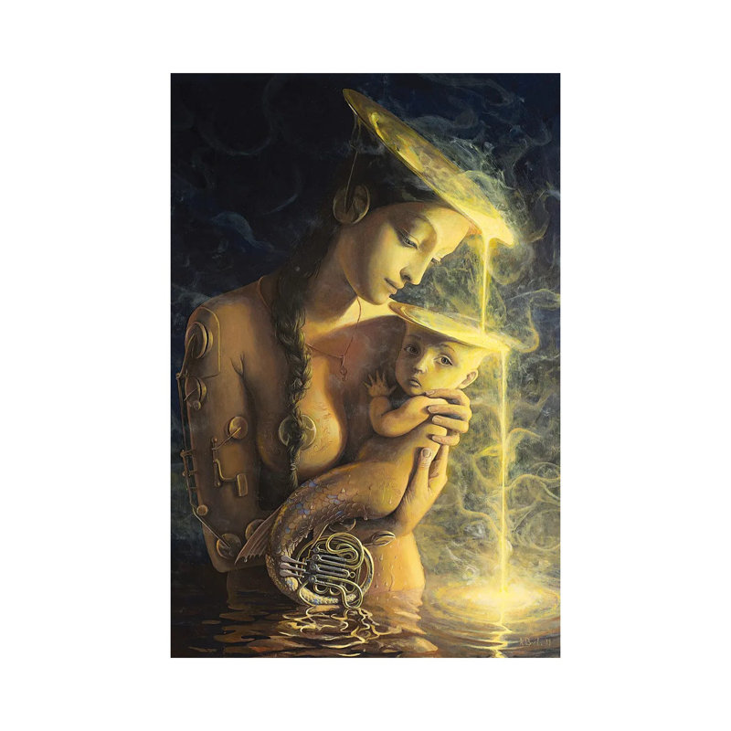 The Fountain II by Adrian Borda - Wrapped Canvas Print, 66.04 cm H x 45.72 cm W