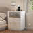 White 2 Drawer
