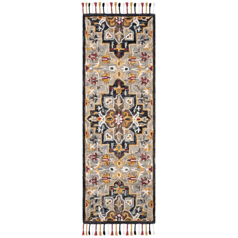 Vahakn Hand Tufted Wool Oriental Rug, Runner 2'3" x 8'
