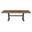 Piedmonte Rustic Brown Rectangular Dining Table