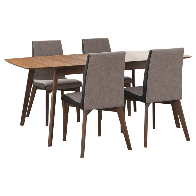 Ensemble de salle à manger 5 pièces Lana, 5 pièces: table, 4 chaises