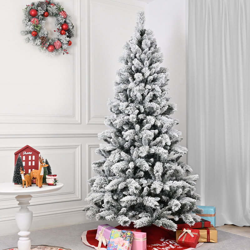 Arbre de Noël artificiel enneigé, 4'