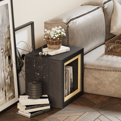 Table de bout moderne avec tablette ouverte