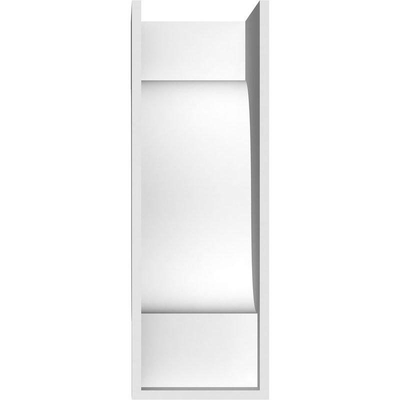 Corbeau standard en PVC de qualité architecturale Newport, H 16 po x l 5 po x P 8 po