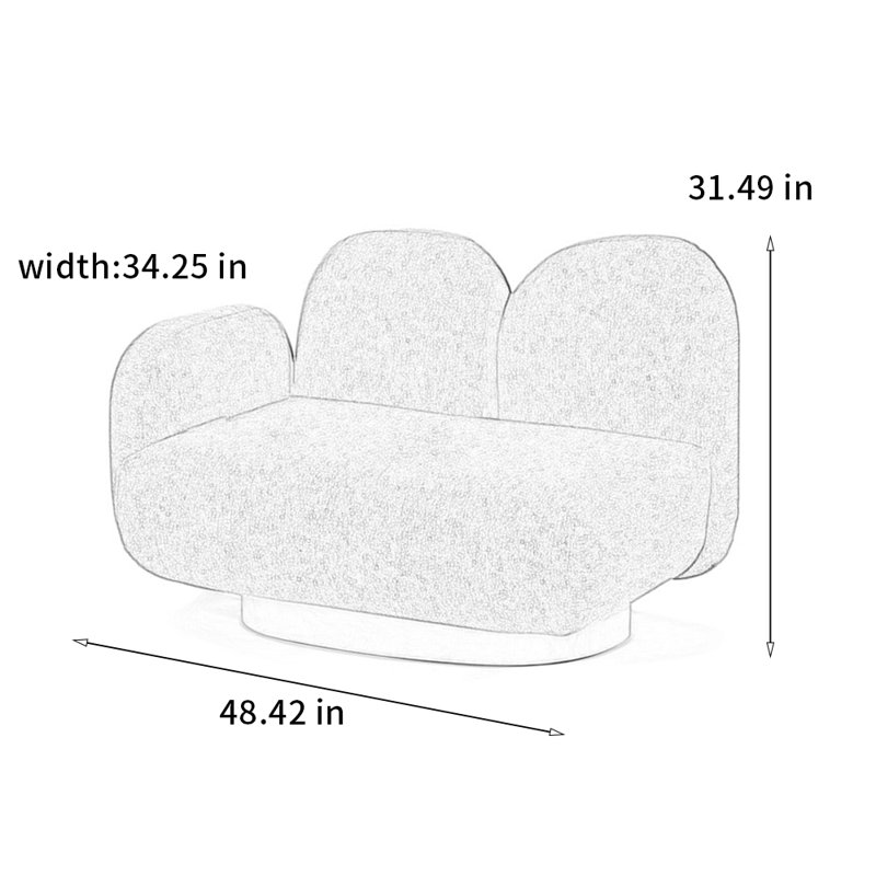 Chaise en pin simple, Orienté à gauche (vu de face)