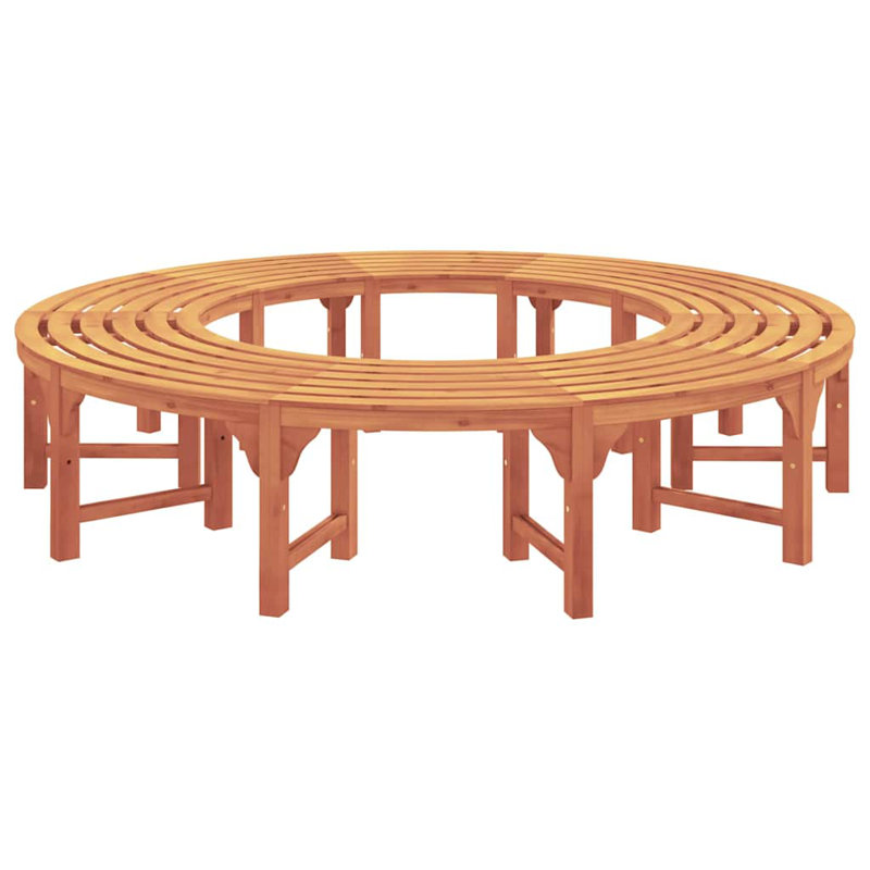 Solid Wood Outdoor Bench, 45cm H x 210cm W x 80cm D