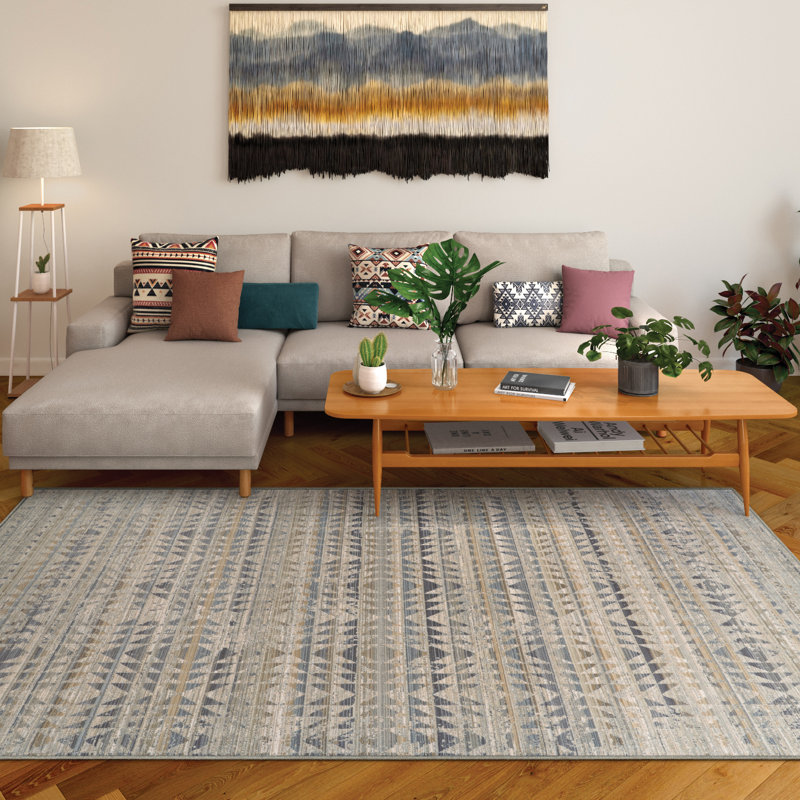Tapis d'intérieur / extérieur Demeatra, Rectangle 5 pi x 7 pi 10 po