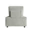 Fauteuil d'appoint carré en velours Fandy-1493339089