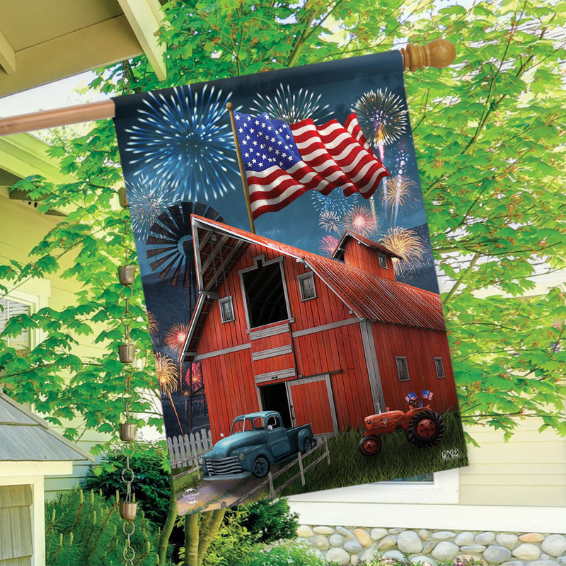 Drapeau de la grange American Celebration